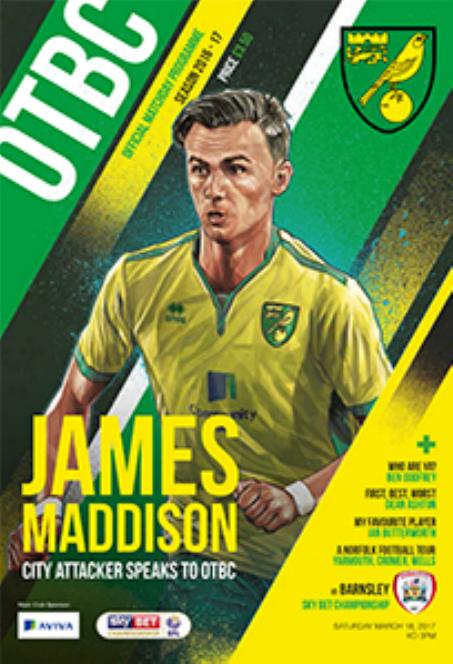 NORWICH CITY v BARNSLEY 2016/17